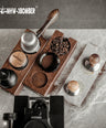 MHW-3BOMBER Wood Portafilter Holder