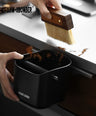 MHW-3BOMBER Square Knock Box & Espresso Knock Bin
