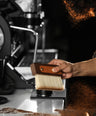 MHW-3BOMBER Line Leather Sheath Brush
