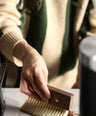 MHW-3BOMBER Line Leather Sheath Brush