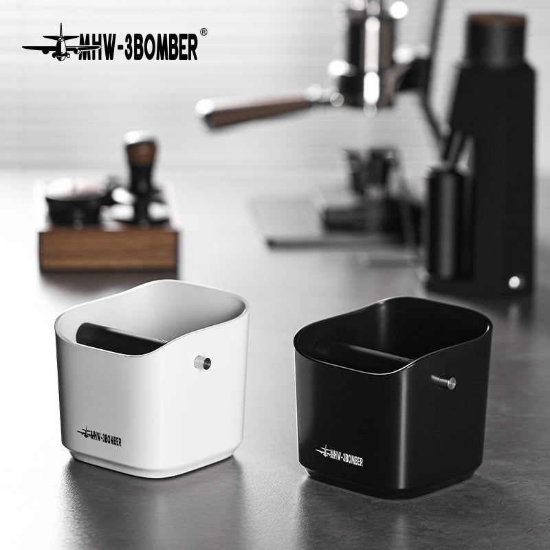 MHW-3BOMBER Square Knock Box & Espresso Knock Bin