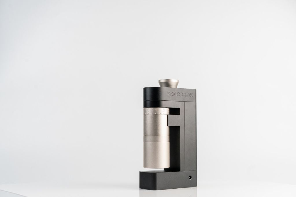 FEMOBOOK A5 Electric Coffee Grinder Black Gold