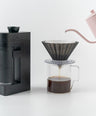 FEMOBOOK A5 Electric Coffee Grinder Black Gold