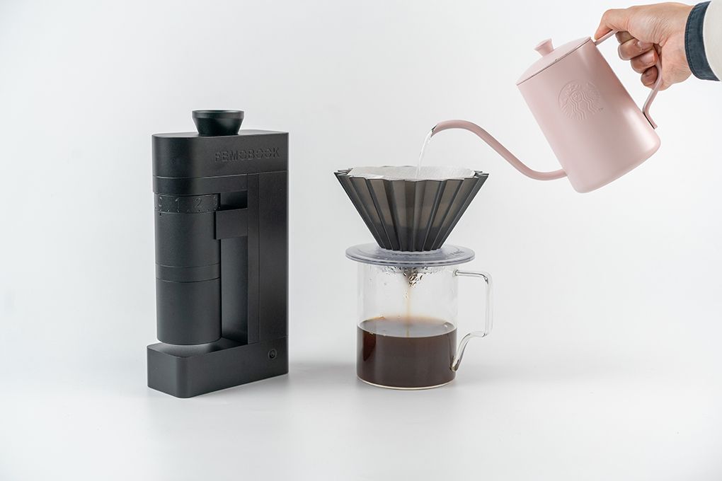 FEMOBOOK A5 Electric Coffee Grinder Black