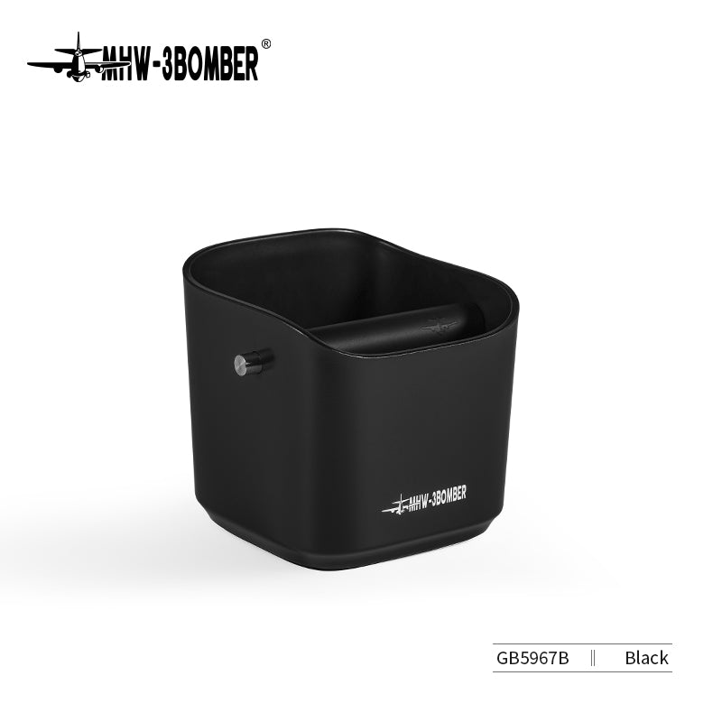MHW-3BOMBER Square Knock Box & Espresso Knock Bin